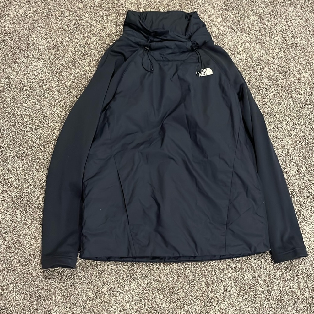 The north face primaloft pullover jacket woman’s small blue